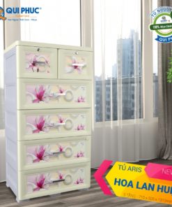 Tủ nhựa 5 tầng Aris Qui Phúc