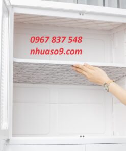TỦ NHỰA GẤP 2 TẦNG TRONG SUỐT